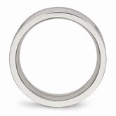 Sophia Jewelers Polished Stainless Steel Comfort Fit Wedding Band